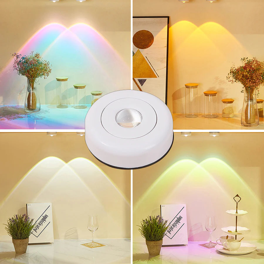 **Lámparas LED Inalámbricas para Armarios, Cocina y Muebles | Luz Nocturna con Pila, Lámpara de Pared y Decoración para Dormitorio**